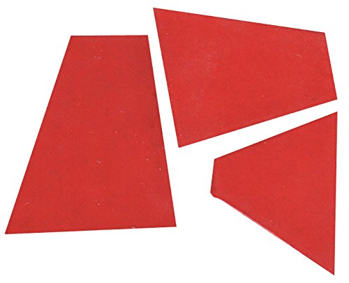 Mosaic Mercantile Crafter's Cut Ceramic Mosaic Tile, 1-Pound, Red