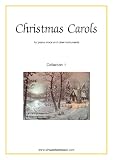 Christmas Carols for piano, voice or other instruments - Collection 1