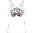 Scorpion Dynasty Women's Tank Casual Wear Shirt - White