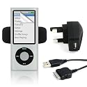 LAVA Protect and Charge Pack for iPod Nano 5G includes Clear Silicon Case, Sports Armband, Screen Protector, Home Charger and iPod Cable