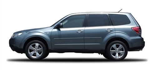 2009-2013 Subaru Forester Body Side Moldings (Steel Silver Metallic C6Z)