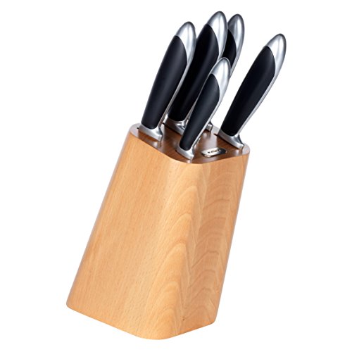 Get Cheap Zyliss 5Piece Knife Block Set, Black Affordable Kitchen