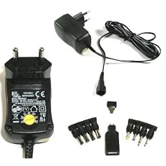 Universal Schaltnetzteil DC 3V 4,5V 5V 6V 7,5V 9V 12V, 600mA