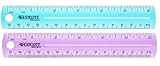 UPC 073577004146 product image for Westcott 6-Inch Plastic Ruler, Assorted Colors, 2-Pack | upcitemdb.com