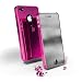 Cellular Line Schutzh�lle mit Spiegel-Display-Schutzfolie und Reinigungstuch f�r Apple iPhone 4/4S pink