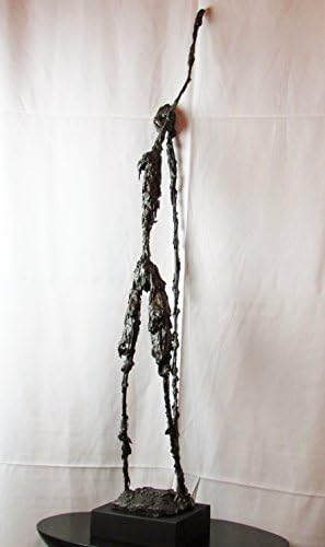 After Giacometti brutalist sculpture signed by artist S.R.Tyler modern abstract
