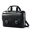 Samsonite Leather Two Pocket Front Flap Business Case