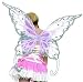 Winter Fairy Chiffon Jeweled Wings Sexy Women's Adult Halloween Outfit - One Size Fits Most Women