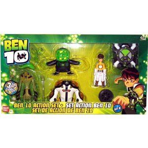 41dur RI3cL Ben 10 Exclusive Benmummy Action Set   Includes 4 Figures and Omnitrix