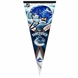 NHL Premium Quality Pennant 17-by-40 inch, Vancouver Canucks