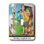 Londons Times Funny Music Cartoons - Trouble Brewing At Census Bureau - Light Switch Covers - single toggle switch