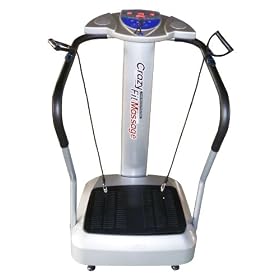 GYM MASTER - Crazy Fit Vibration 1750W Series -MASSIVE 120 SPEED-SILENT DRIVE MOTOR-SOLID SEMI COMMERCIAL MACHINE-MP3- in Silver -10 workout programmes-most powerful pro 2012 spec machine - 24 MONTH UK WARRANTY