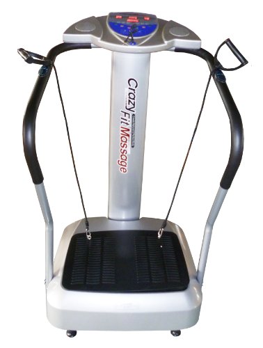 GYM MASTER - Crazy Fit Vibration 1500w Series - in Silver -MASSIVE 99 SPEED-SILENT DRIVE MOTOR-SOLID SEMI COMMERCIAL MACHINE-MP3- 12 MONTH UK WARRANTY