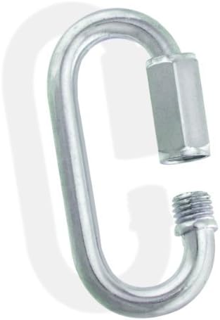 Zinc Galvanized Steel Quick Links - 1/8" to 5/8" - 1-1/2" to 6" - Chain, Ropes