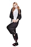 Newcosplay Adult Onesie Halloween Costumes Party Dress S M L Xl (Medium (fit for 163cm-172cm), Red eye panda)