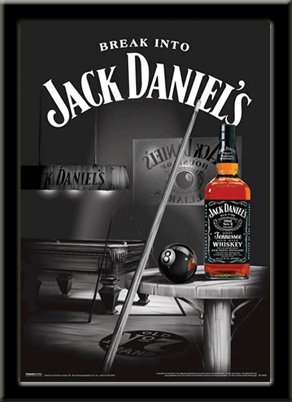 Jack Daniels - 3D Poster - Pool