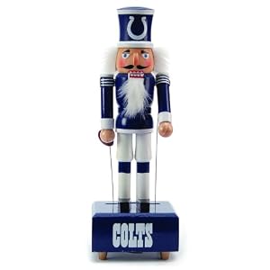 Indianapolis Colts Wind Up Musical Nutcracker