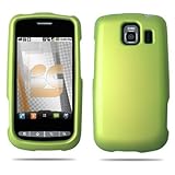 Premium - LG Vortex VS660 Neon Green Rubber Feel Protex Case (Carrier: Veri ....