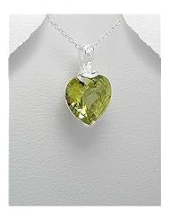 CZ Pendant Necklace In 92.5 Sterling Silver