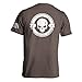 Men's Tshirts Graphic Divided We Fall Patriotic T-Shirt (XL, Brown)