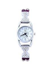 Yesurprise New Fashion Rose Gold / Silver Stainless Steel with Leather Crystal Bracelet Bangle Quartz Womens Lady Wrist Watch Gift #4