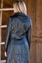 Women's Lambskin Jacket with Removable Fox Collar, BLACK VIVA, Size 10