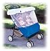 BabyShade® Double Stroller Cover Protects Infants in Canopied Twin Strollers from Sun, Rain, Wind and Flying Insects