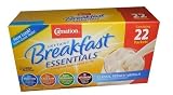Carnation Instant Breakfast Essentials Complete Nutritional Drink 22 Pack Box (Classic French Vanilla)