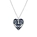 Necklace Heart Charm Lighthouse Crest Anchor