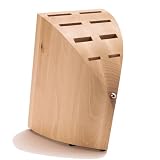 Review Kitchen Craft (First Order Account) PORP12 / Empty Beech Wood Knife Block Holds Up to 8 Knives