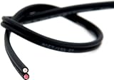 Planet Waves Dual Coaxial Cable (CXDCHD) Bulk cable for custom audio and video connections 100 feet, Black