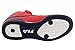 Fila Boy's F-13 Red/Navy/White Leather Mid-Top Basketball Sneakers Shoes