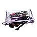 OVERMAL 1PC Clear Waterproof Storage Makeup Bags (Purple)
