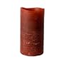 Enjoy Lighting 372632 Burgundy Distressed Pomegranate Passion Scented Wax LED Pillar Candle, 3-Inch by 6-Inch