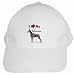 I Love My Doberman Pinscher White Cap Hat