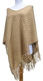 41dvJPXF2WL. SL160  Handmade Poncho   Golden Honey (Extra Large Size/hand crocheted Border)