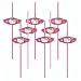 Hello Kitty Parasol Straws 8ct