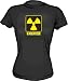 Radiation Symbol logo Women's tee Shirt in 6 Colors Small thru XXL