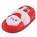 Annnowl Toddler Boys Girls Santa Claus Christmas Shoes Winter Warm Slippers (17/18 (US Size 9-10) (Insole Length-17.5 cm), Santa)