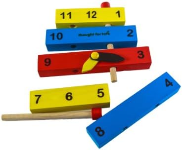 Build a Clock - Learn to Tell Time Wooden Toy Puzzle