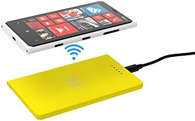 Wireless Charger, MAIYUAN Qi Wireless Charging Pad for Galaxy Note 5, S6 Edge plus/S6/S6 Edge, Nexus 4/5/6,Nokia Lumia 950xl and Lumia 950 and All Qi Compatible Smartphones - Yellow