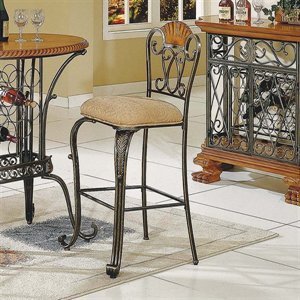 Steve Silver SU300BC Sumatra Bar Chair - Oak by Steve Silver
