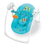 Bright Starts Fun on Safari Portable Swing, Blue