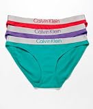 Calvin Klein Womens Metallic Chrome Bikini