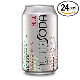 Nutrisoda Focus, Black Cherry & Apple, 12-Ounce Cans (Pack of 24)