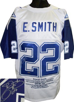 Emmitt Smith Signed Dallas Cowboys Jersey
