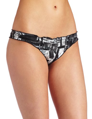 Hurley Juniors Eastside Brazilian Hipster Pant, Black, Medium Hurley Juniors Eastside Brazilian Hipster Pant, Black, Medium