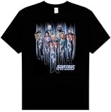 Star Trek The Next Generation BEAM US UP Adult Black T-shirt