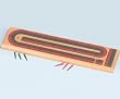 3-Track Cribbage board