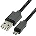 Mediabridge USB 2.0 - Micro-USB to USB Cable (6 Feet) - High-Speed A Male to Micro B - (Part# 30-004-06B )